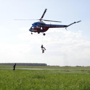 Kurs śmigłowcowy cz II z zakresu ratownictwa wysokościowego realizowanego przez PSP w Świdniku - maj 2013.