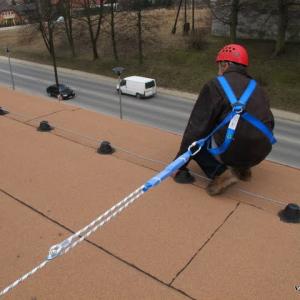 Szkolenie z zakresu pracy na dachu płaskim– Biecz 2012 r.